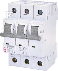 ETIMAT6 3P 6KA B25 WYŁĄCZNIK NMP.