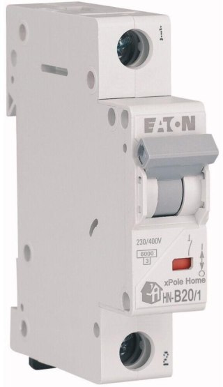 EATON WYŁĄCZNIK NADPRĄDOWY B 20A 1P 1M 6KA HN-B20/1