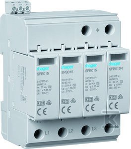 SPD T2 4P 3+1 SIE.TN-S/TT IN=20KA UP?1