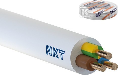 YDY-ŻO 3X2,5 750V NKT