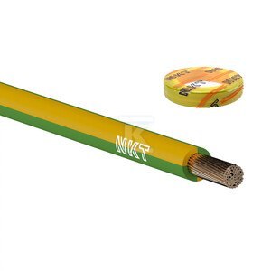H07V-K 1G6 ZIELONO-ŻÓŁTY 100M