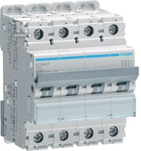 MCB WYŁ.NAD.ICN=10000A/ICU=15KA 4P C 63