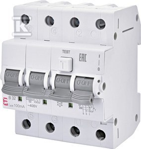 WYŁĄCZNIK KZS-4M 3P+N A C16/0.03